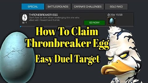 How to Complete the Special Objective -Thronebreaker Egg 🥚- How to Get Eggs Easily | #marvel #mcoc 