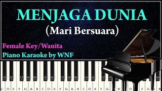 Download Lagu MENJAGA DUNIA - Mari Bersuara Karaoke Versi Wanita MP3