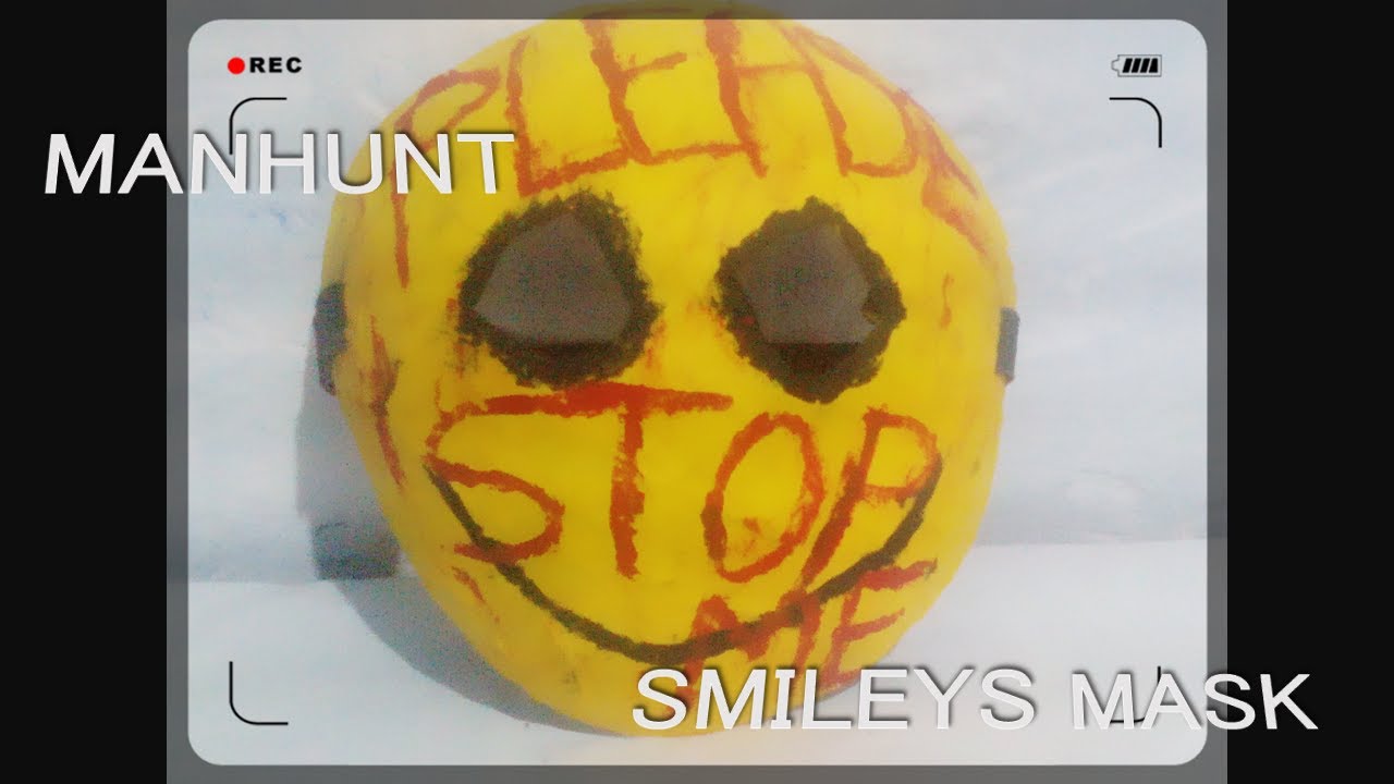 Como hacer la máscara de los Smileys | Manhunt.