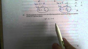 Quadratics - Q5 GCSE Maths Revision Walking Talking Topics with Mr Barton