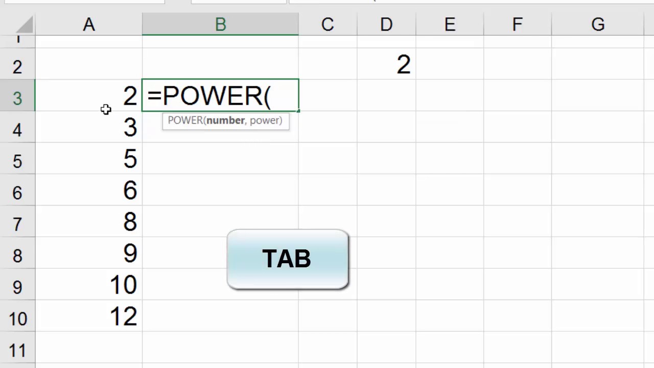 Функция Pow. Power function example. Функция повер