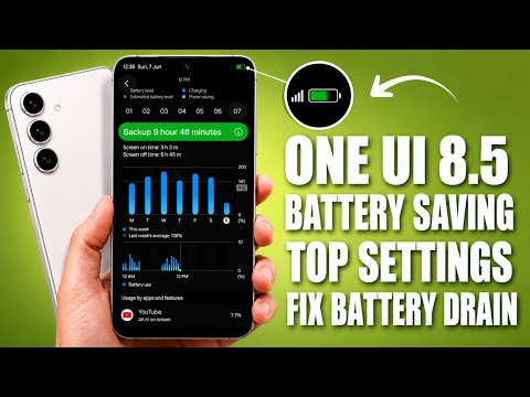 Samsung One UI 8.5 Battery Drain Fix 🔋 | Best Settings to Save Battery Life (2026) | 