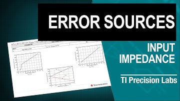 Input impedance and bias current