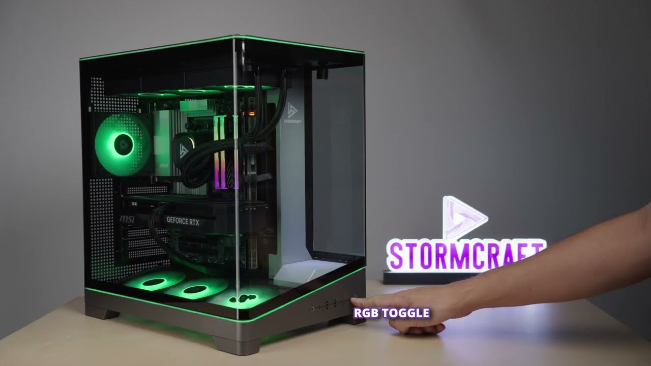 STORMCRAFT Gaming PC VALKYRIE AMD Ryzen 7 9800X3D NVIDIA GeForce
