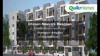 Dhiraan Newyork Meadows | Chandapura | Bangalore | Apartment tour | Quikr Homes screenshot 5