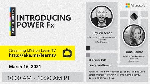 Ask the Expert: Introducing Power Fx