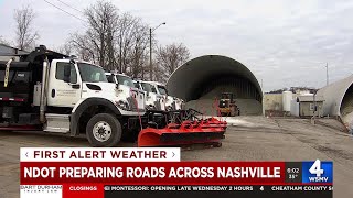 NDOT preparing roads across Nashville