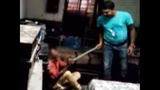 On Cam Delhi Cop Brutally Thrashes Youth Inside Police Station