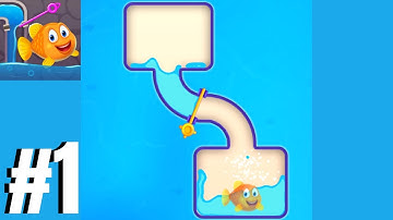 Save The Fish Level 1 2 3 4 5 Pull The Pin Gameplay Walkthrough #1