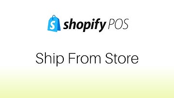 Ship From Store | Shopify POS (April 2024)