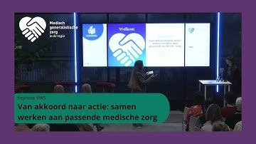Keynote VWS | Van akkoord naar actie: samen werken aan passende medische zorg