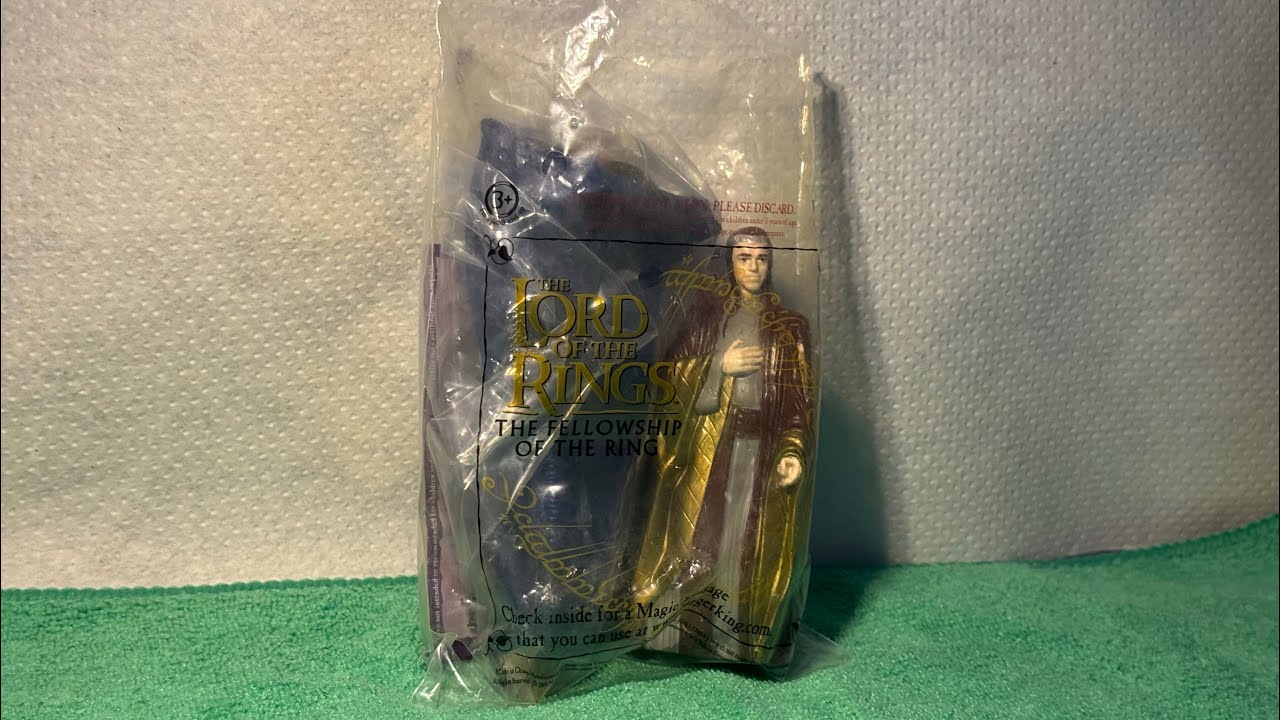 Figurine Burger King Galadriel - Le Seigneur Des Anneaux (La Communauté De L'Anneau), édition 2001, Neuve