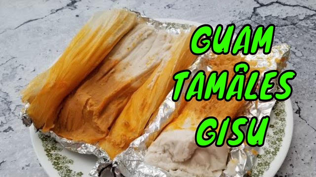 Red and White TAMALES Gisu Chamorro Food Guam Recipes picture