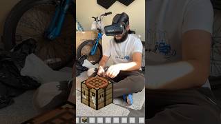 Playing Minecraft In VR (Gone Wrong) #shorts