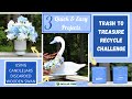 3  Crafts TRASH TO TREASURE FARMHOUSE CANDLE JARS SWAN  WREATH WEDDING |  DIY HOME DECOR DIY Craft