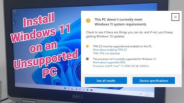 Windows 11 Upgrade on an Unsupported Hardware (Old Dell Laptop) | Bypass Windows Requirements
