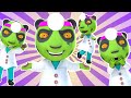 Super Zombie Doctor Panda | Cartoon about Zombies for Kids | Dolly and Friends