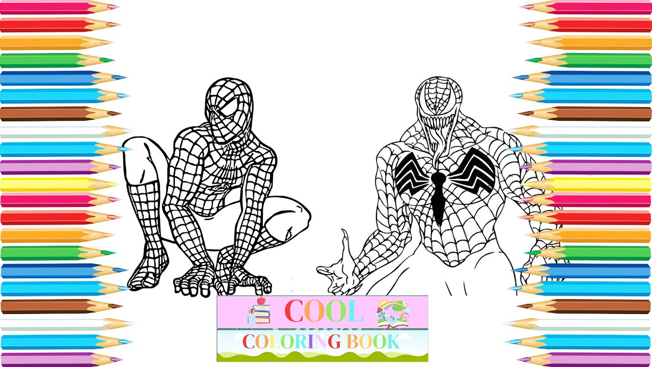 Pro Artist Vs Spider-Man Coloring Book Using Professional Art Supplies  (Challenge) 