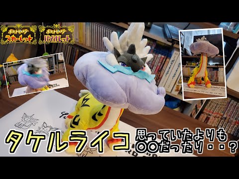 ポケモンセンター】首のなっがいタケルライコがぬいぐるみになりました