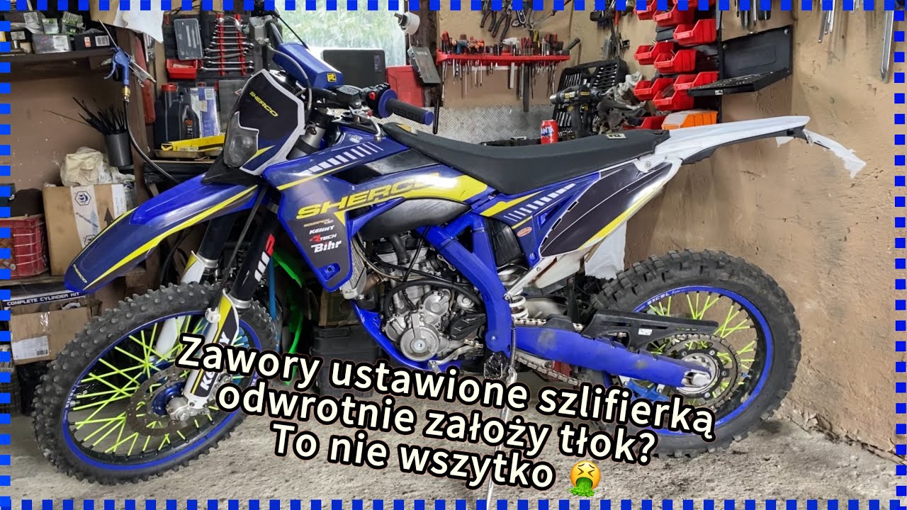 Silnik wybuchł chwile po odpalaniu, czyli jak nie kupować motocykla | Sherco 300 sef 2014