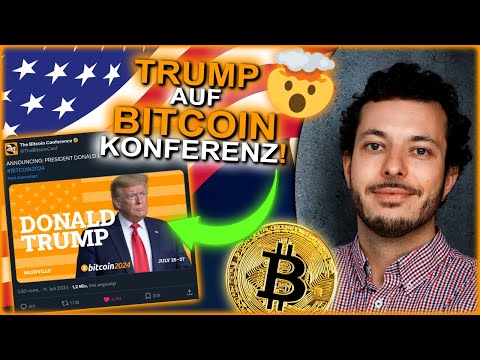 BREAKING: TRUMP nimmt BITCOIN ins Parteiprogramm auf & spricht auf BTC-Konferenz!🔥