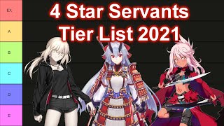 Fate/Grand Order – 4 Star Servant Tier List 2021