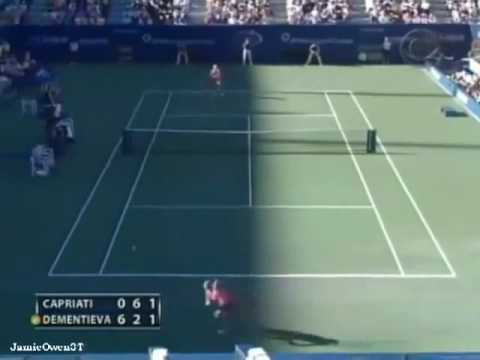 Jennifer Capriati vs Elena Dementieva 2004 USO Hig...