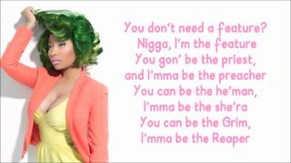 Out Of My Mind ... Nicki Minaj Verse Lyrics (HD)