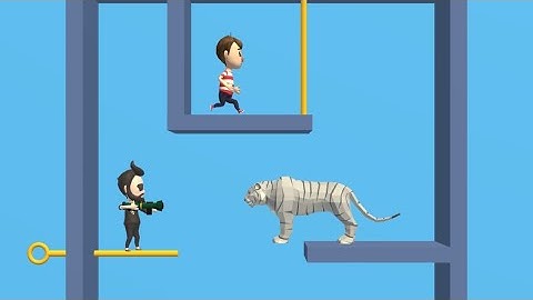 Pin Rescue - All Levels Gameplay Android, iOS