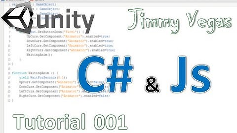 Learn How To Code In Unity - C# & Js - Tutorial 001 - The Basics