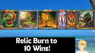 Relic Burn to 10 Wins - NO COMMENTARY - Eternal Torch Build -The Bazaar