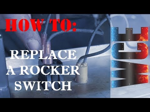 How to Replace a Standard Rocker Switch
