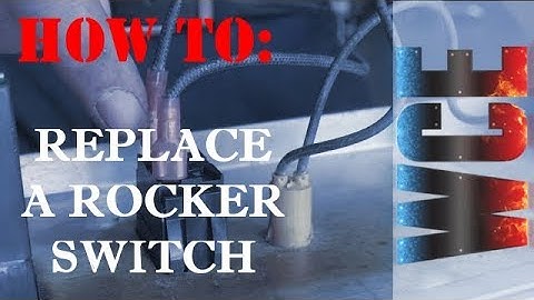 How to Replace a Standard Rocker Switch