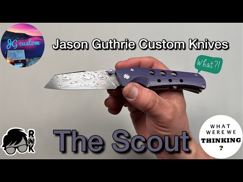 Part 6 unboxing of some Fredthelug custom knives… a Jason Guthrie Scout knife