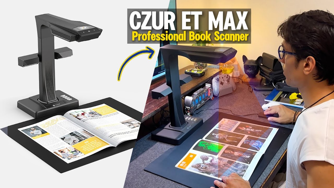 CZUR ET Max Review – This Scanner Can Digitize a Full Book in