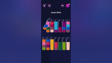 Get Color Level 3954 #colorgames #watersort #watersortgame #watersortpuzzle