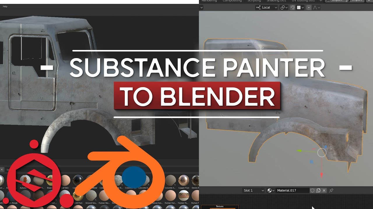 Substance Painter To Blender | - YouTube