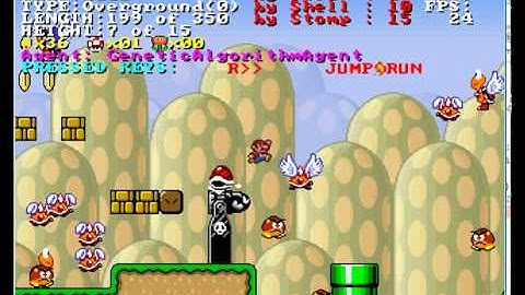 Super  Mario Bros. - MarioAI with Genetic Algorithm