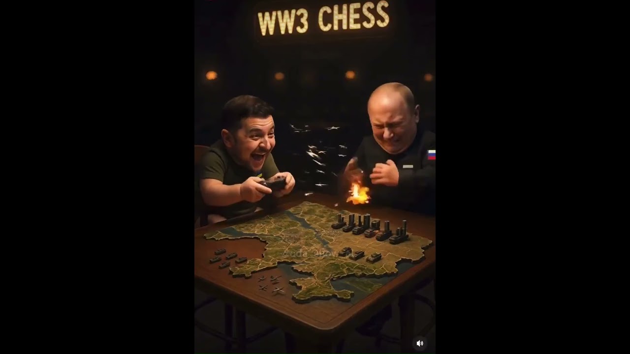 AI Video of World War III Chess Game Goes Viral on Social Media!
