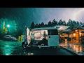怖すぎる災害級の大雨。女ひとり軽バンで車中泊【N-VAN】
