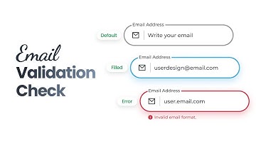 Email Validation Check Using HTML, CSS & JavaScript