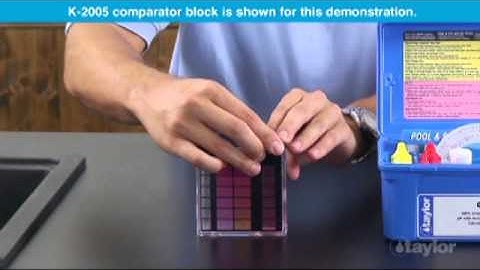 JimSwim.com How to Perform an Acid Demand Test with Taylor K-2006 Test Kit