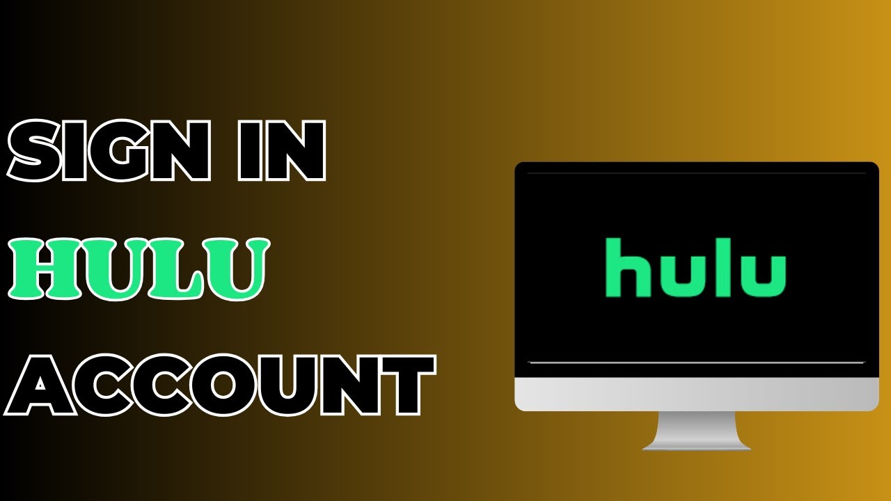 How To Sign In To Hulu Login Hulu Account YouTube