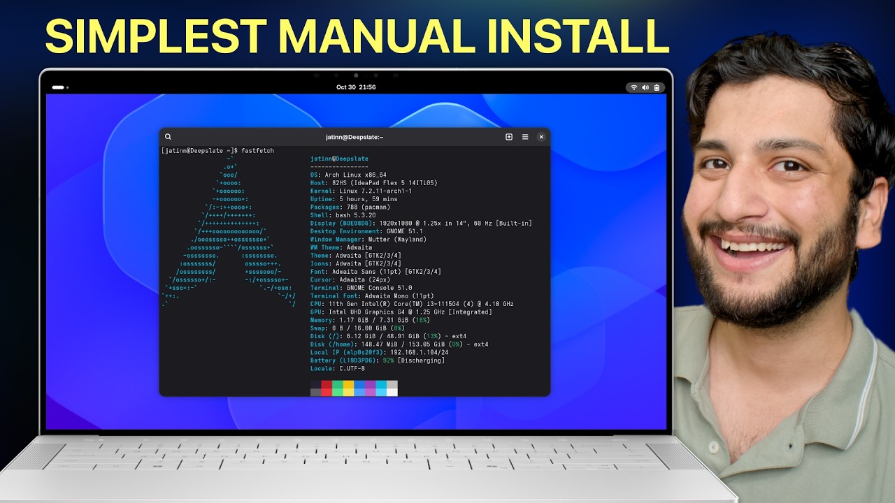 The Only Arch Linux Installation Guide You'll Ever Need - YouTube