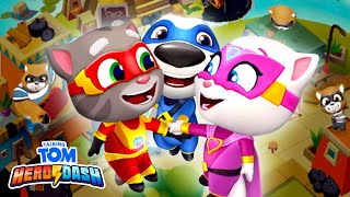 Saving All The Cities In Talking Tom Hero Dash New Gameplay