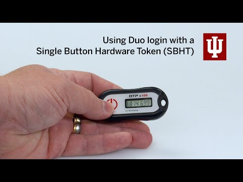 Using Duo login with a Single Button Hardware Token (SBHT)