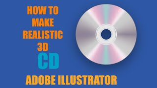 How To Create A Realistic CD Using Radial Mesh In Illustrator