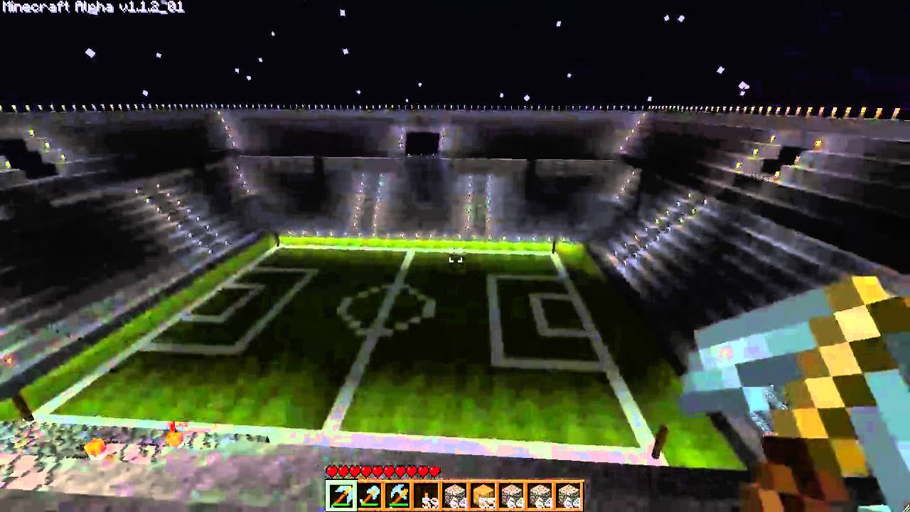 Minecraft Soccer Stadium Youtube
