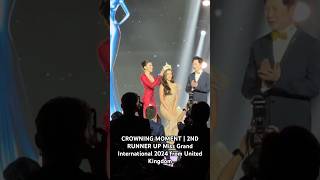 CROWNING MOMENT | 2ND RUNNER UP Miss Grand International 2024 from United Kingdom