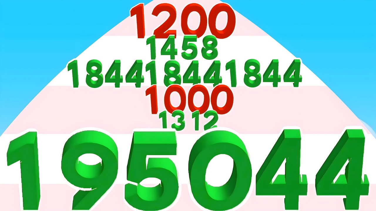 Number Stack 3d - Maths Game, (NOOB to PRO to HACKER), Part - 02